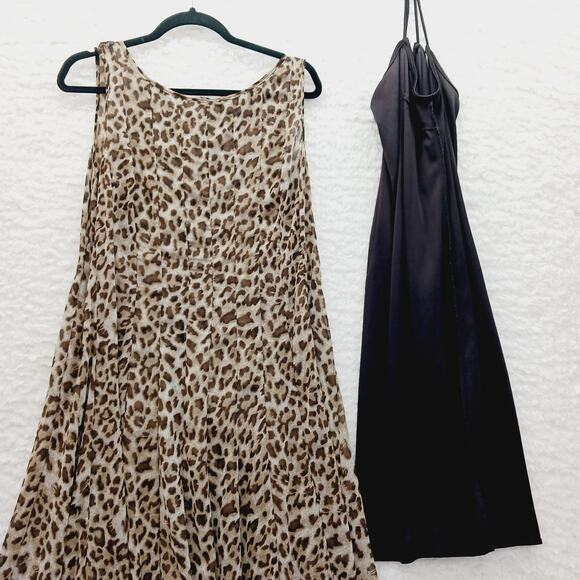 Dress Size 12 Leopard Mob Wife Maxi Coquette Safari Glam Retro Maximalist 2pcs - Picture 3 of 16